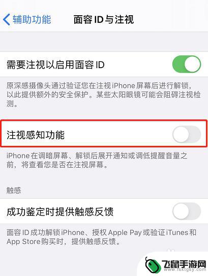 苹果手机注视感知功能怎么打开 iphone注视感知功能有什么作用