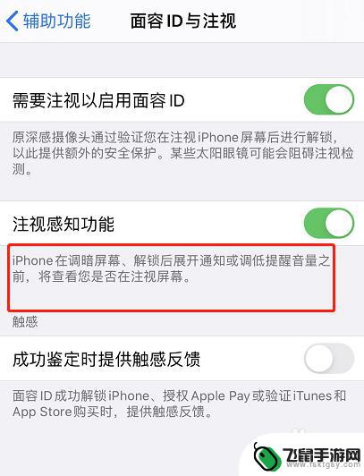 苹果手机注视感知功能怎么打开 iphone注视感知功能有什么作用