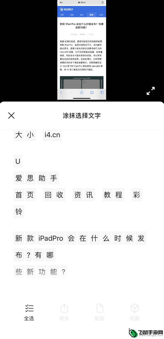 苹果手机怎么提取照片里的字 iPhone 微信 图片文字提取