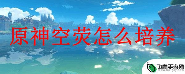 原神莹妹值得培养吗 原神空荧培养攻略