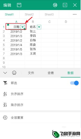 用手机做表格如何快速筛选 如何在手机Excel中筛选数据