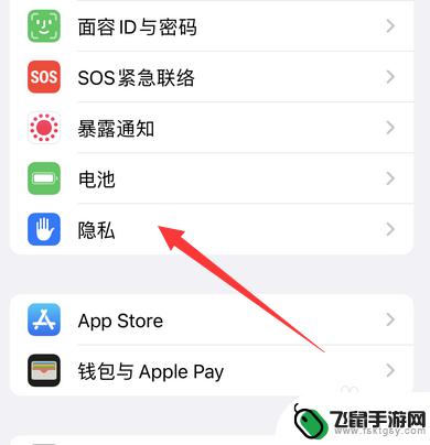 苹果手机13隐私设置怎么打开 苹果13的隐私设置在哪里